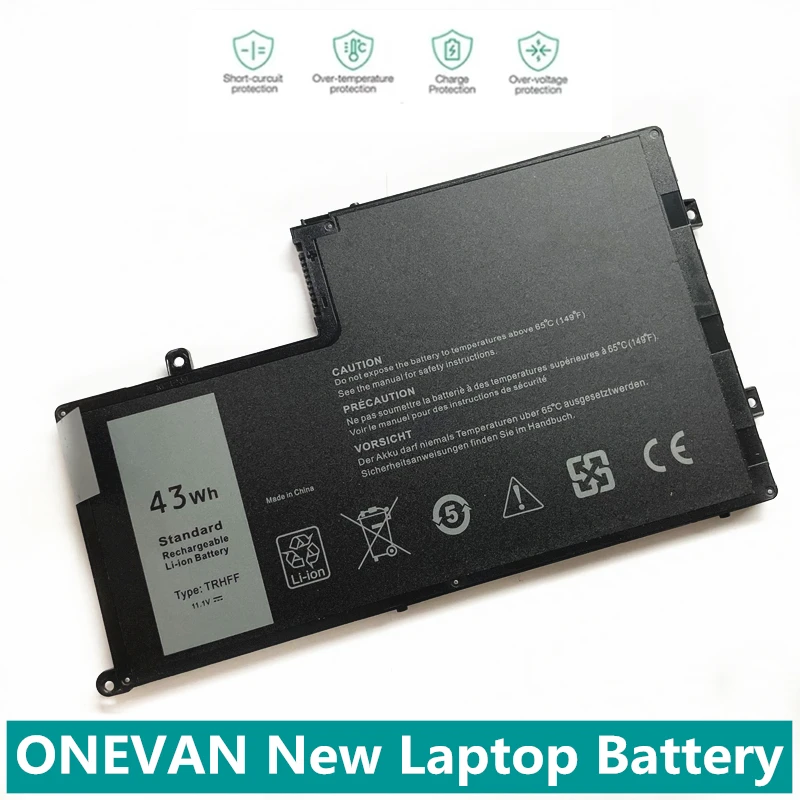 ONEVAN-nueva batería TRHFF para DELL Inspiron 14 5445/5447/5448/5457 15 5545/5547/5548/5557 Latitude 14-3450 15-3550