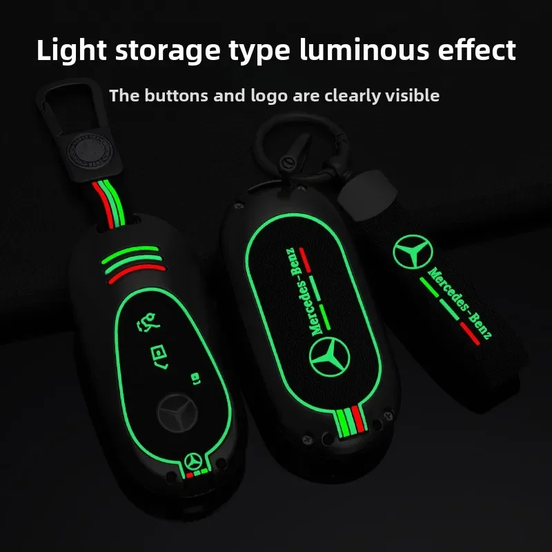 For Mercedes Benz C S Class W223 W206 S260L S350L S400L S450L S500L for Maybach S480 S580 2020 2021 2022 Car Key Case Cover