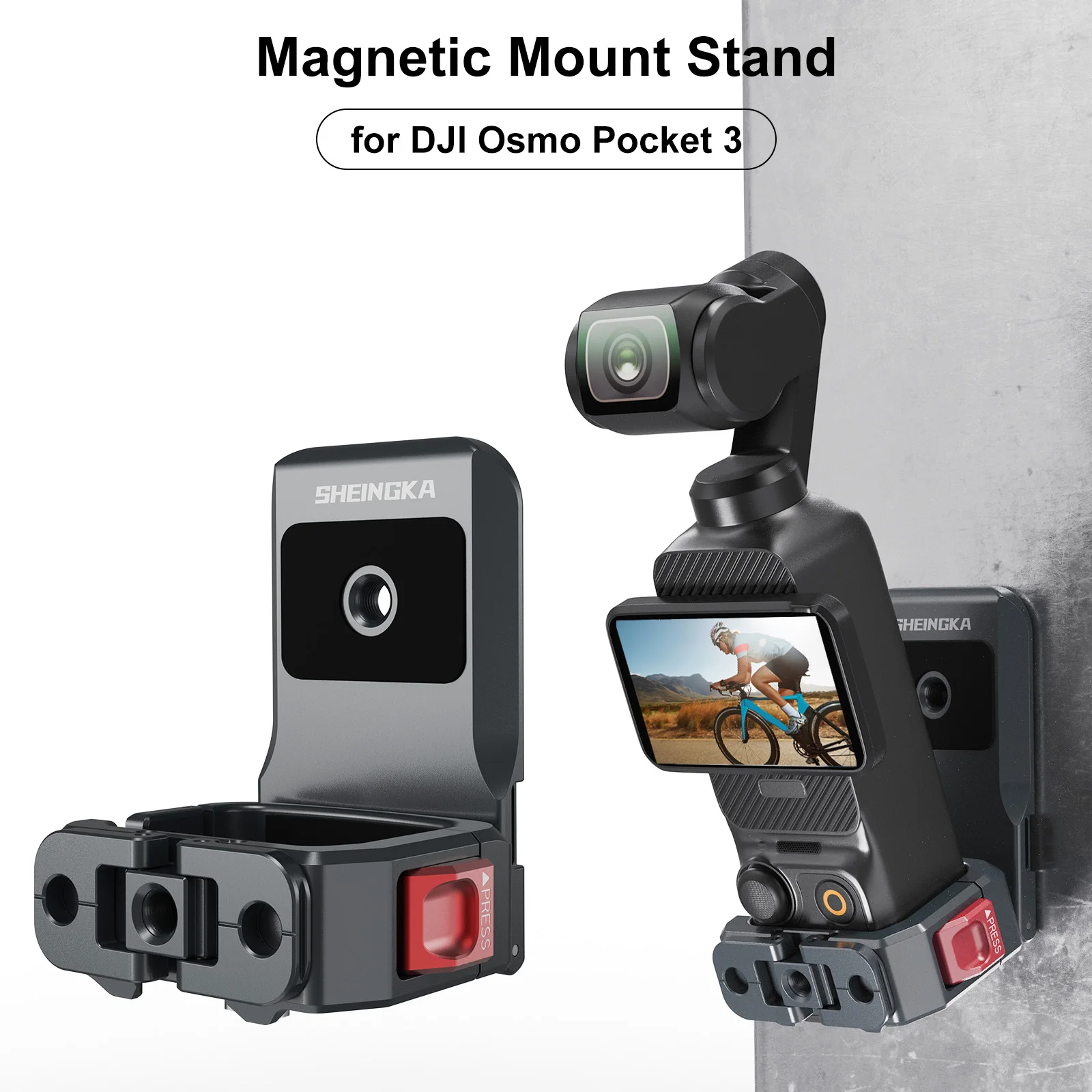Clip de montage magnétique support à dégagement rapide pour DJI Pocket 3 OSMO POCKET 3 accessoires de caméra d'action de cyclisme/vlogging/tablette