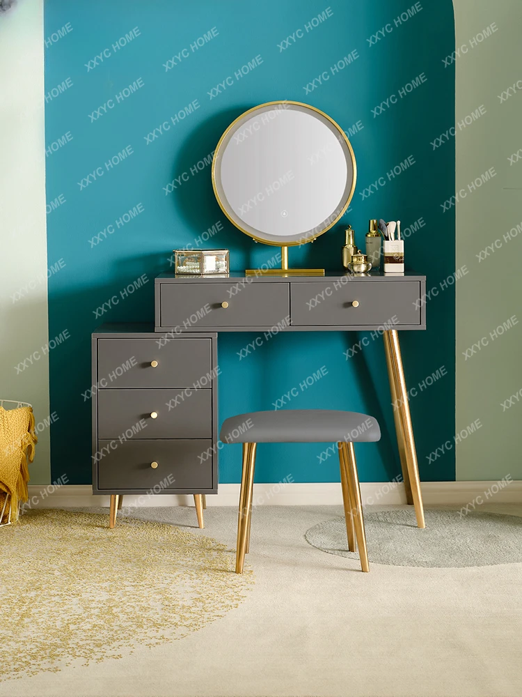 

Modern Entry Lux Style Dressing Table Home Bedroom Small Apartment Retractable Dresser