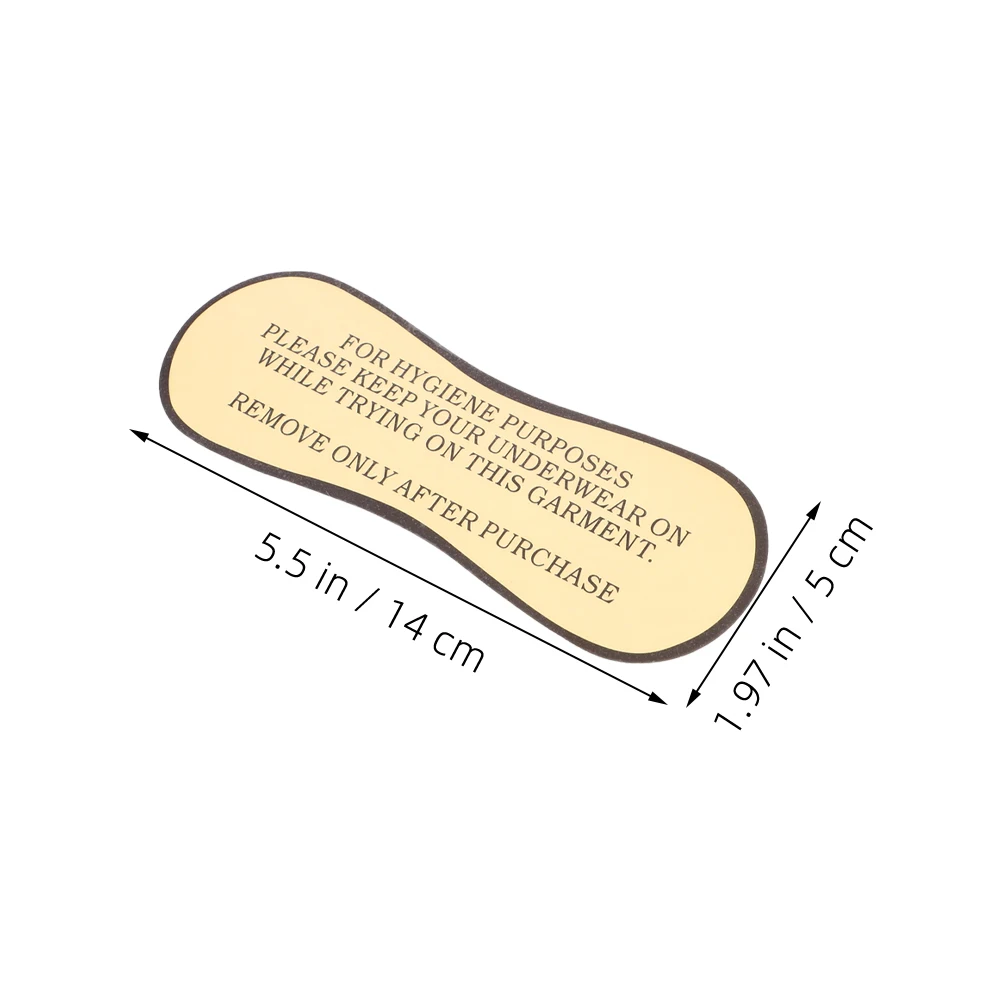 30 Pcs Swimsuit Sanitary Patch Protective Labels for Panties Adhesive Sticker Design Strong Adhesion