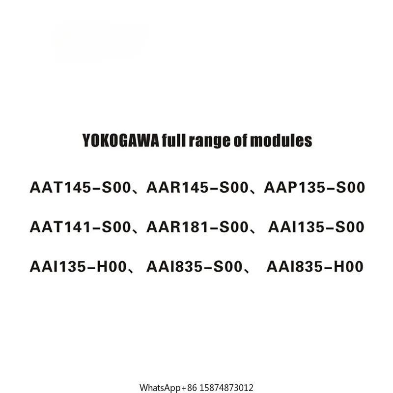 

Yokogawa AAI835-H00 input / output modules