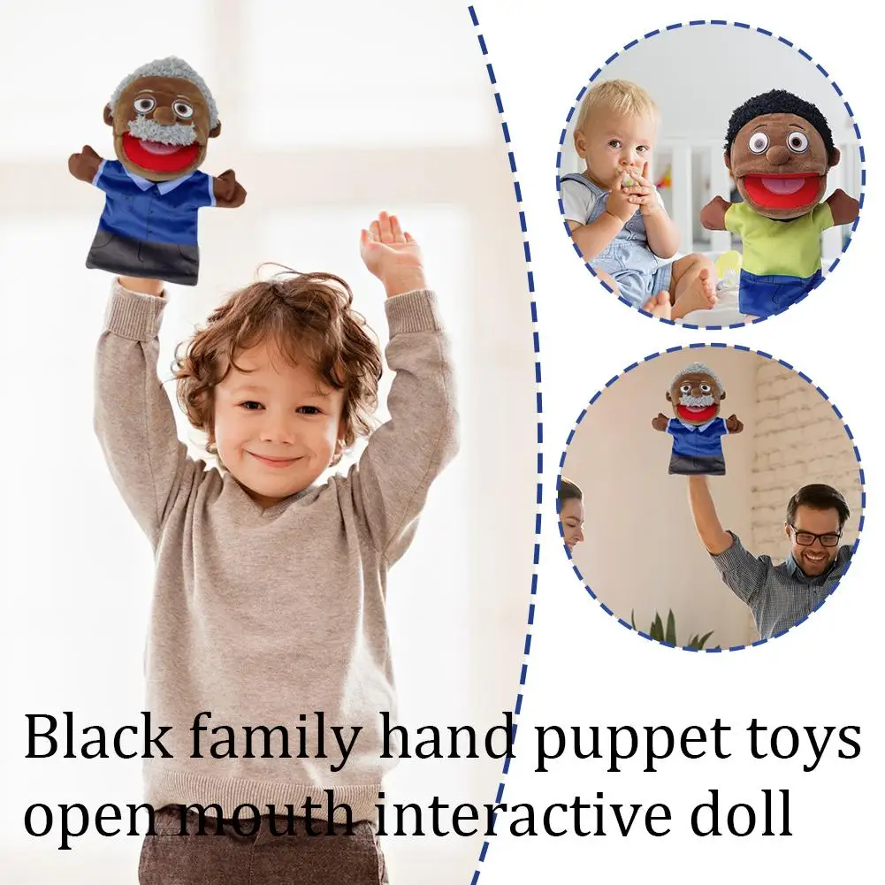 Mooie Kids Handpop Kawaii Speelgoed Rollenspel Familie Open Mond Handschoen Ventriloquist Vertel Verhaal Puppets Poppen Kinderen Charme Gift