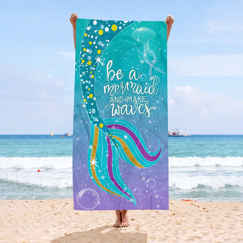 Microfiber Beach Towel for Adults with Bag-Extra Large  Lightweight Sand Free Quick Dry Towel for Travel Swimming Yoga Camping