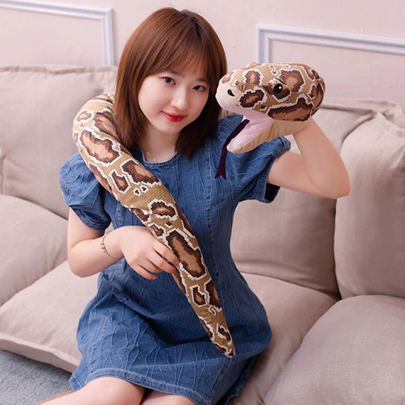 

Игрушечные перчатки Reatic Snakes Plu, большая кукла-питон без запаха, любимые детские шутки, игрушки-змеи, мягкие мягкие животные, ручные ще...