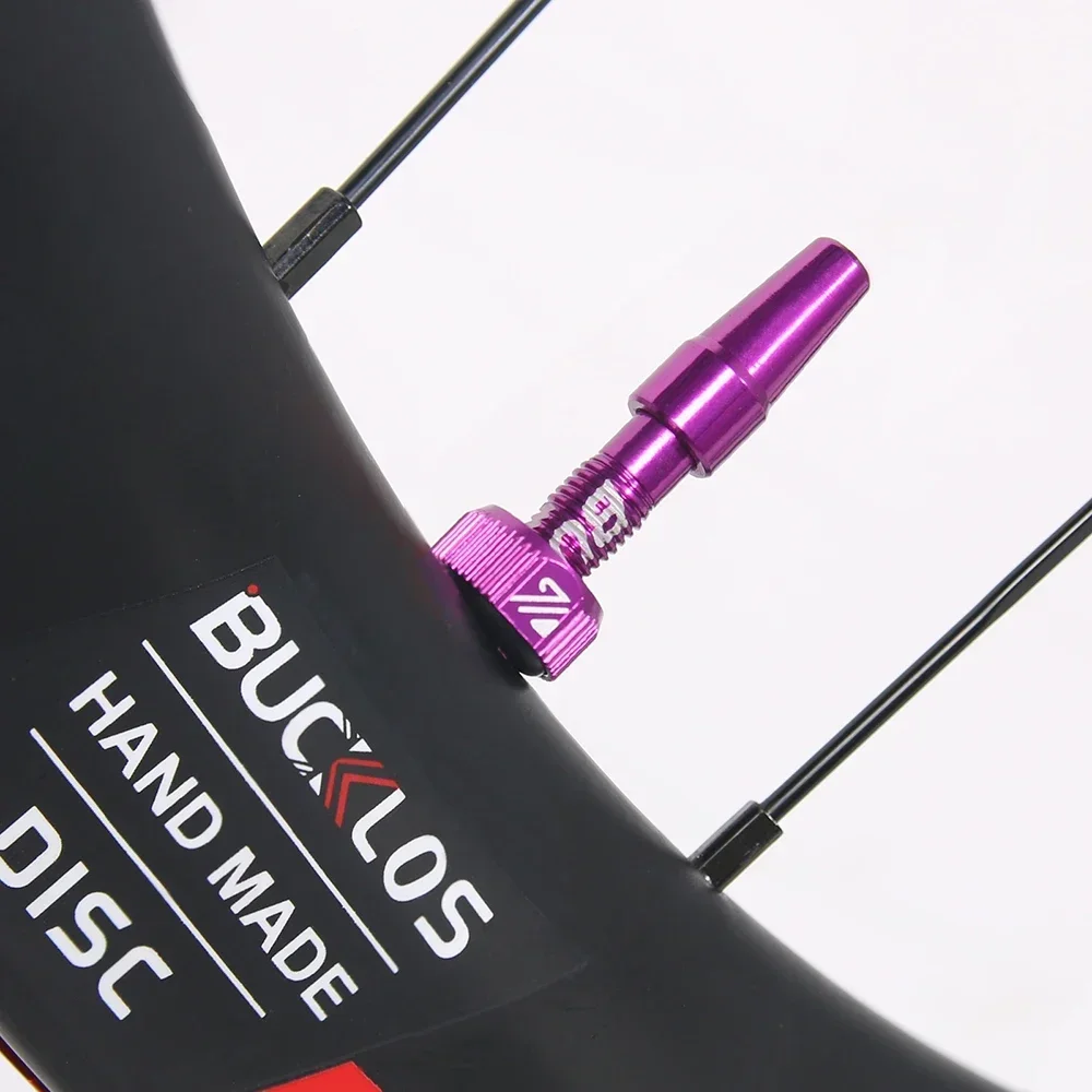 BUCKLOS 40/44/55/60MM Fahrrad Tubeless Ventil Aluminium Legierung Straße Kies Fahrrad Tubeless Reifen Ventil langlebig Fahrrad Presta Ventile – Detail 25
