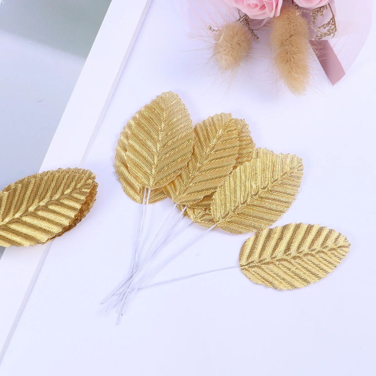 

20pcs Faux Leaves Artificial Greenery Decor For Diy Home Wedding Party Garland Decoration Fake Leaves Greenery Decor Diy Fake