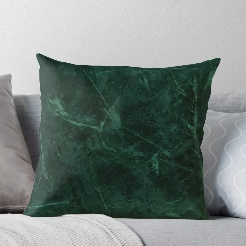 Green Marble Pattern Throw Pillow christmas ornaments 2024 Cushions For Sofa Pillow