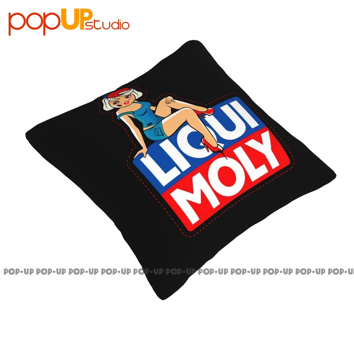 Square Liqui Moly Honduras Logo Pillowcase Throw Pillow Cover Fashion Decoration Anti-Bacterial