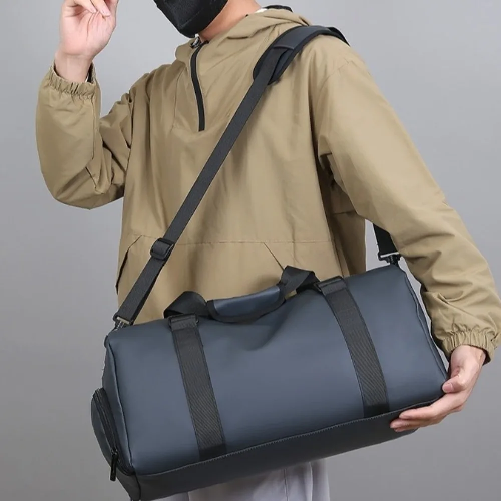 

Oxford Cloth Yoga Training Bag Large Capacity Multifunctional Sports Fitness Bag Solid Color Individual Shoe Storage