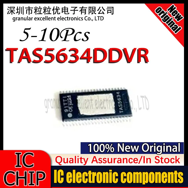 (5-10piece)100% New Original TAS5634DDVR TAS5634 5634DDVR HTSSOP-44 Spot goods Quality assurance Chip