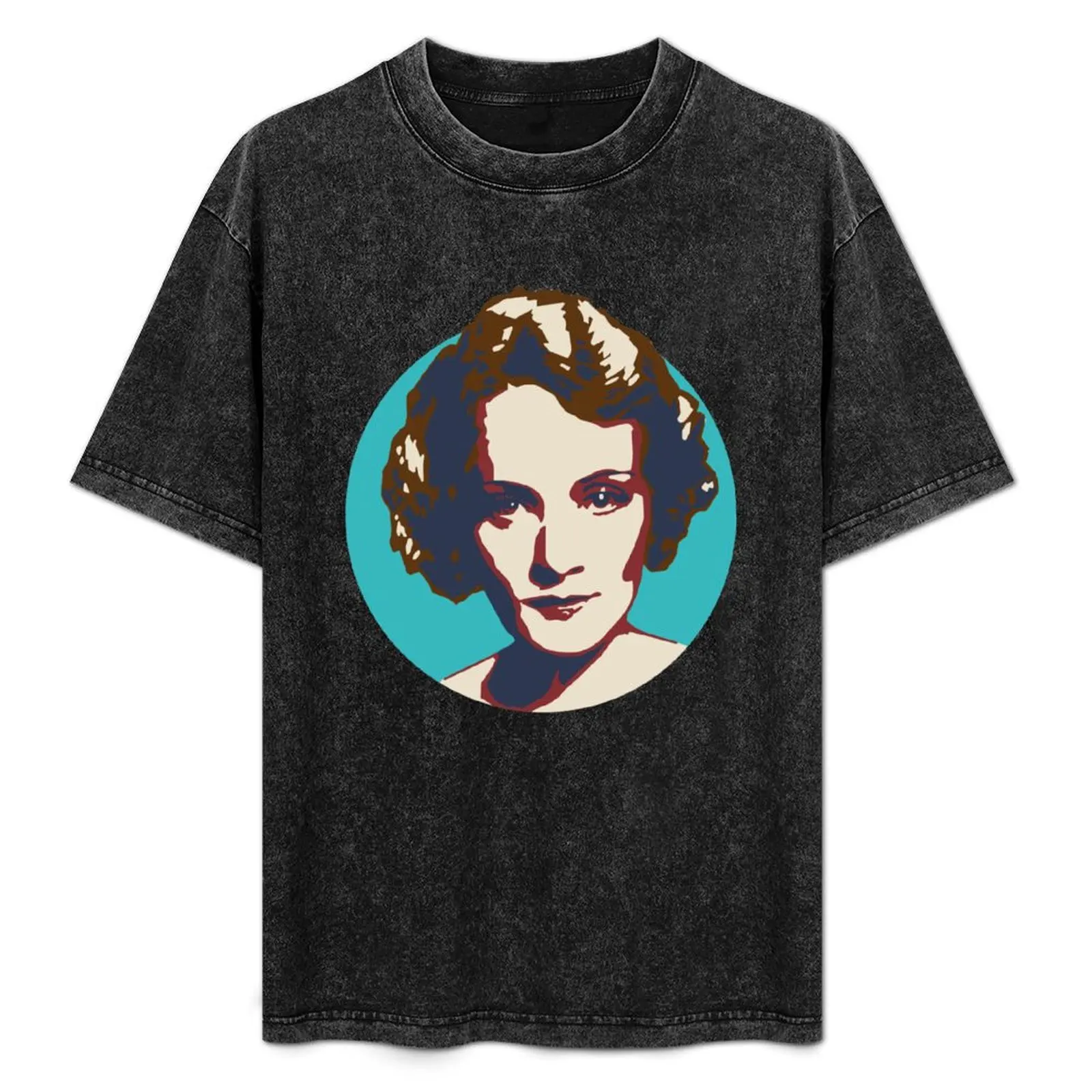 

Marlene Dietrich T-Shirt Relaxed Fit Casual Short Sleeve Top