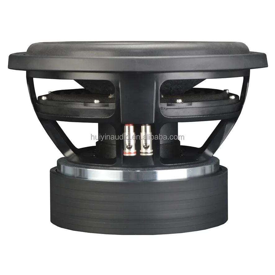 3500W RMS 12 Inch Car Bass 12100-031 3 Magnets Dual 2 Ohm Heavy Paper Cone Underseat Subwoofer 43-500Hz Frequency Range