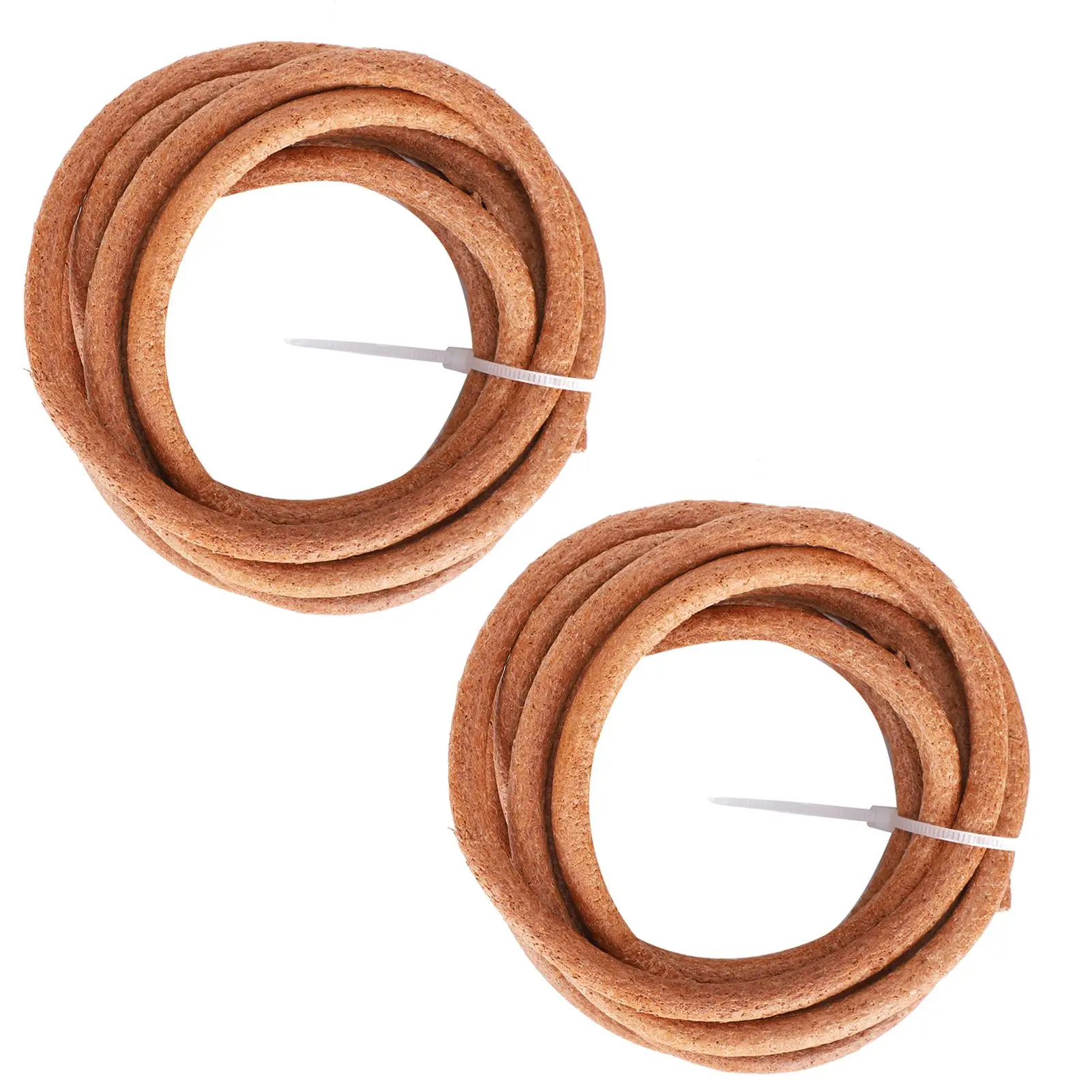 2Pcs Sewing Machine Belts Leather Drive Treadle Parts Replacement for Home with Crochet