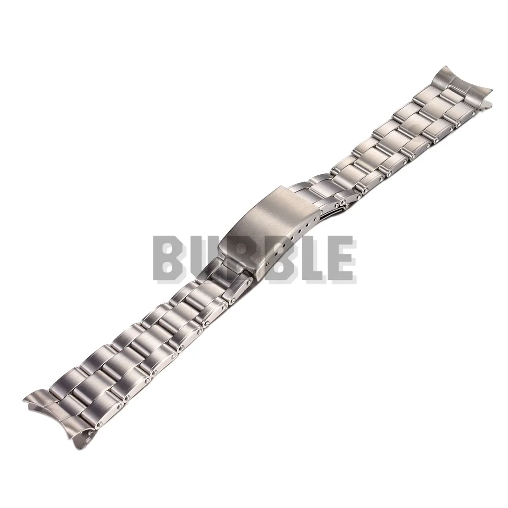 

19*14mm Stainless Steel solid oyster Watch Strap Band Bracelet Fit For Old rlx Watch
