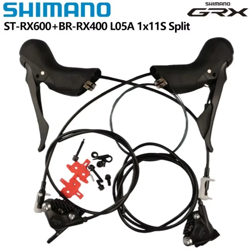 Shimano GRX RX600 RX400 1x11s 2x11s Hydraulische Schijfrem RX600 Shifter RX400 Remklauw voor GRAVEL Bike