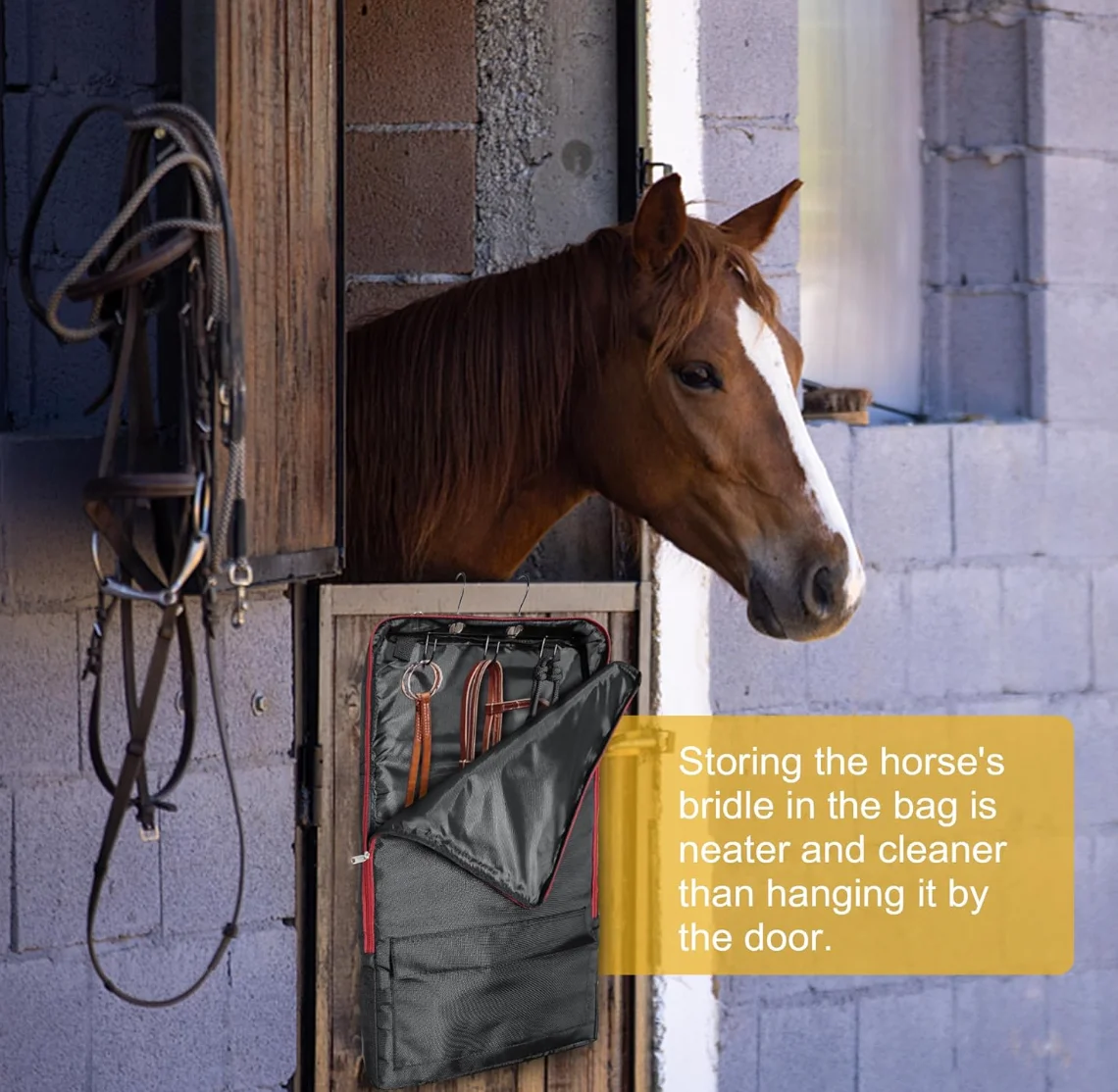 حقيبة مخصصة لعدد الحصان، منظم تخزين المعدات #4