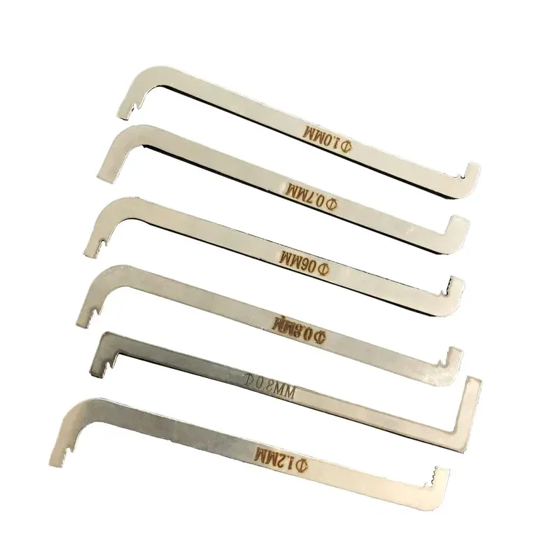 pratico strumento per fabbro di alta qualità 6 pezzi/kit strumento di tornitura sostitutivo/utensile per chiave di tensione a doppia testa