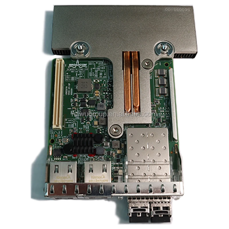 

Broadcom 57412 OCP Dual Port 10GbE SFP+ Ethernet PCI Express 3.0 X8 OCP 2.0 Mezzanine Card Internal Wired Popular Network for