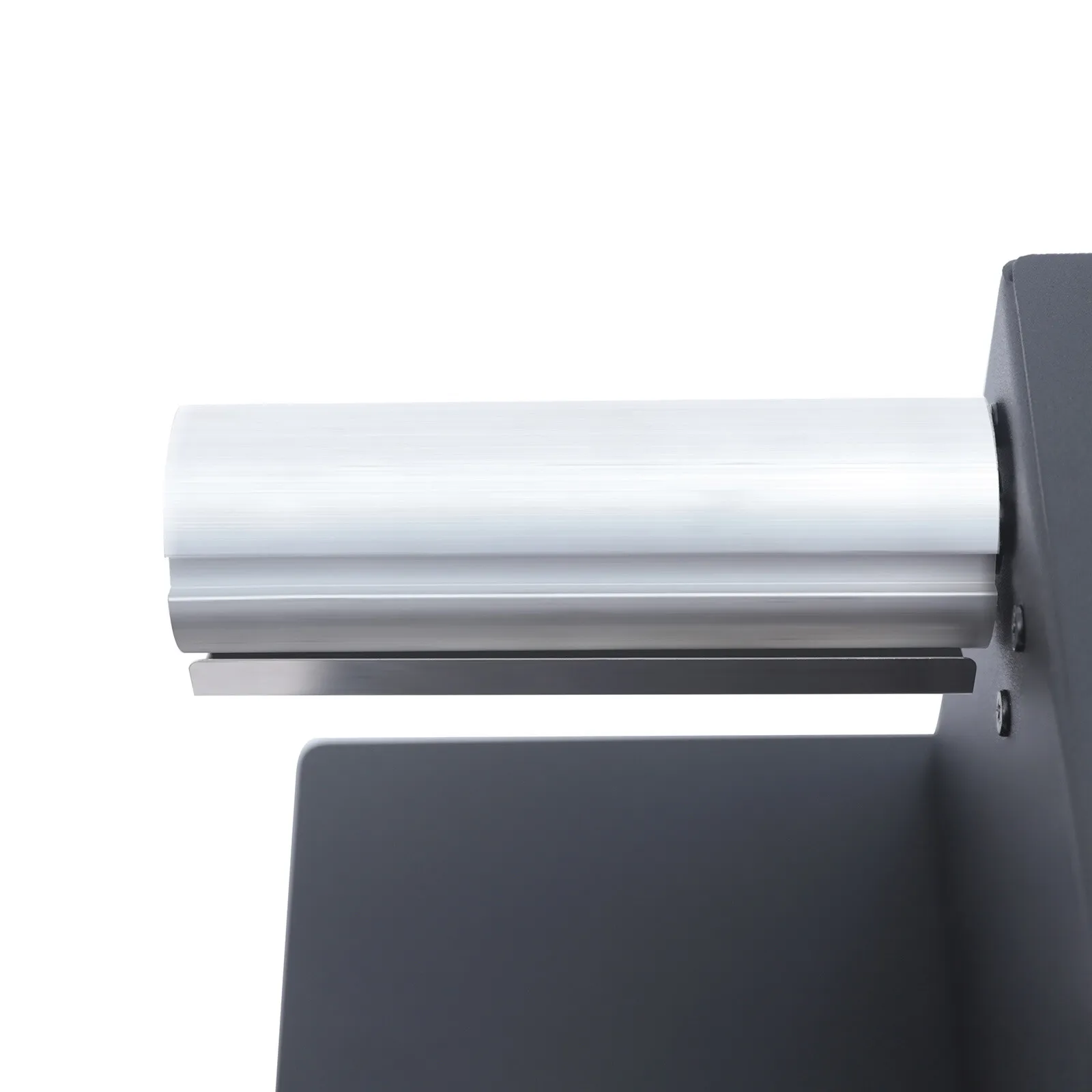 180mm Black Aluminum Alloy Automatic Label Rewinder Rewinding Machine With Speed Adjustable Bidirectional