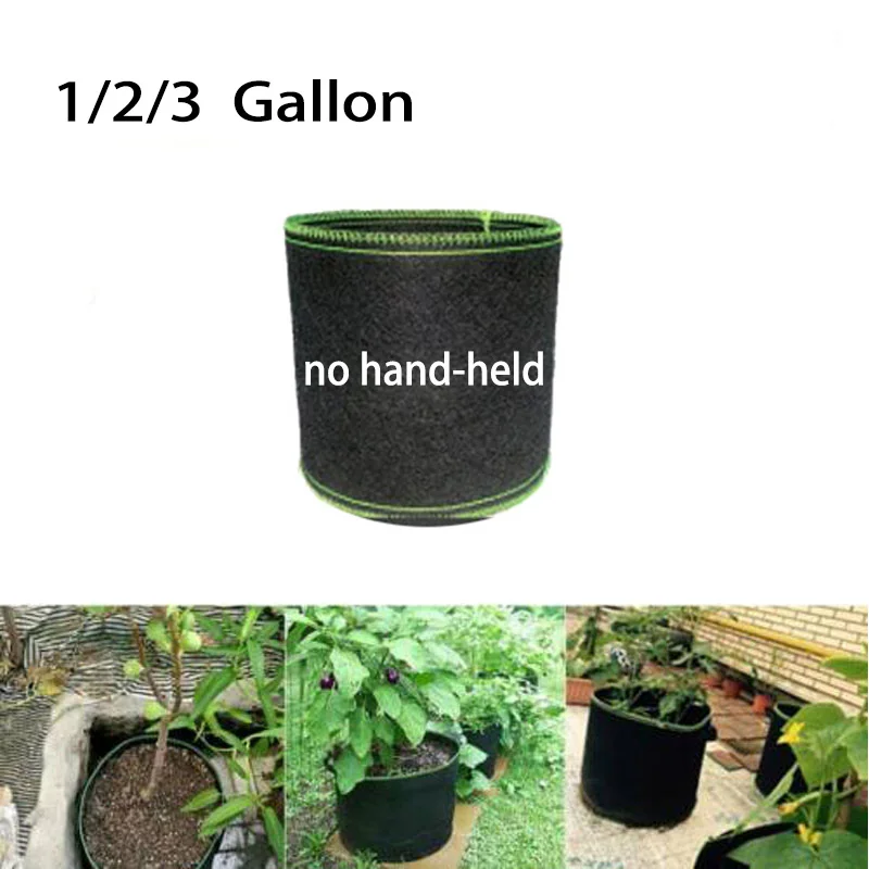 1 2 3 Gallon Tree Pots Plant Grow Bags Home Supplies Fabric Planting Garden Tools Jardin Growing Bag Vegetables