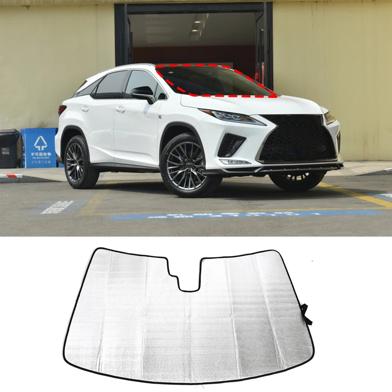 

For Lexus RX 2016-2021 Foldable Car Windshield Sun Shade Front Window Curtain Summer UV Refletive Sun Protection Cover