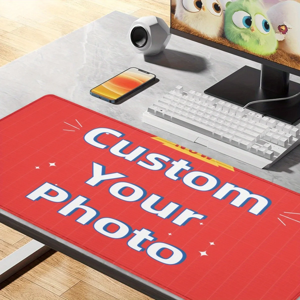 Personalized game mouse mat. Custom game logos. Waterproof, no sliding in intense gameplay
