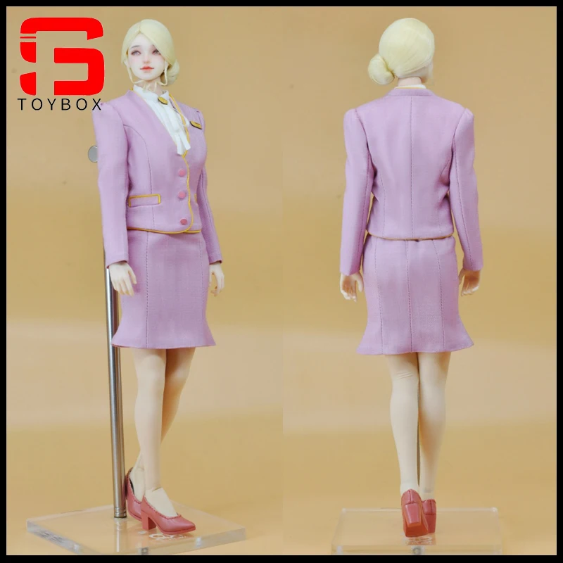 

CUKE TOYS MA-031 1/6 комплект униформы стюардессы, модель одежды, подходит для 12 дюймов, фигурка женщины-солдата, тело куклы