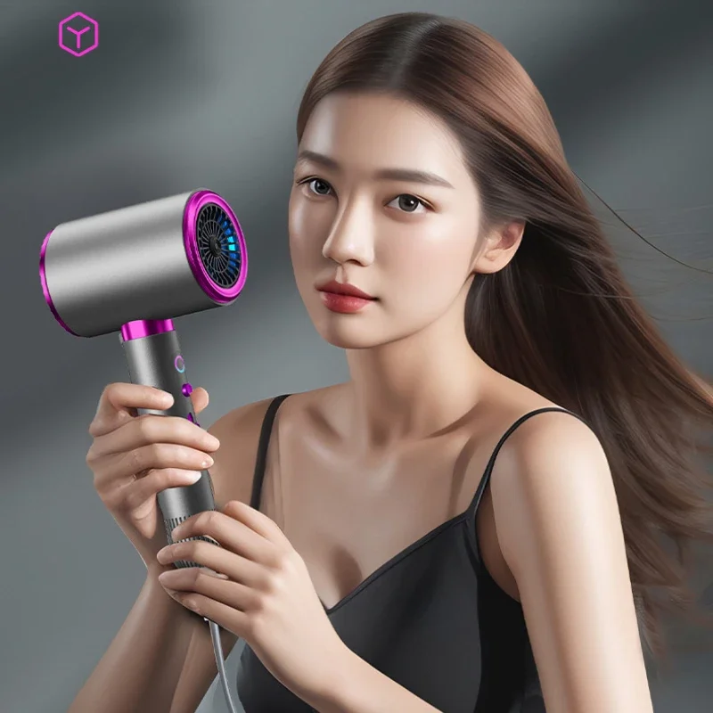 High Speed Hair Dryer High-power Household Strong Wind Power Hair Salon Hotel Fast Heating Constant Temperature Noise Reduction