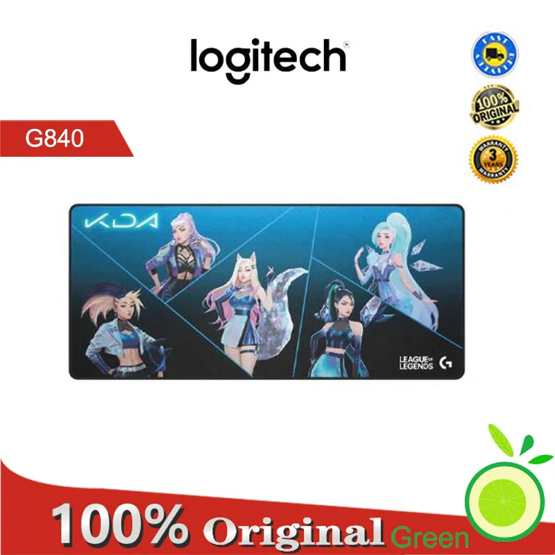 

Logitech G840 KDA Gaming Mouse Pad Limited Edition Large Table Mat ALL OUT Table Protector Office Carpet Deskmat 100% Original