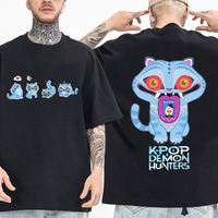 KPop Demon Hunters Tiger T-shirt Harajuku O-neck Casual Shirt Gift