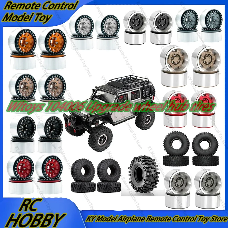 

Wltoys 104006 Huangbo Bronco Wrangler: Металлические модернизированные детали, противоскользящие резиновые шины для бездорожья, 1,9-дюймовые премиальные металлические колесные диски для радиоуправляемых моделей
