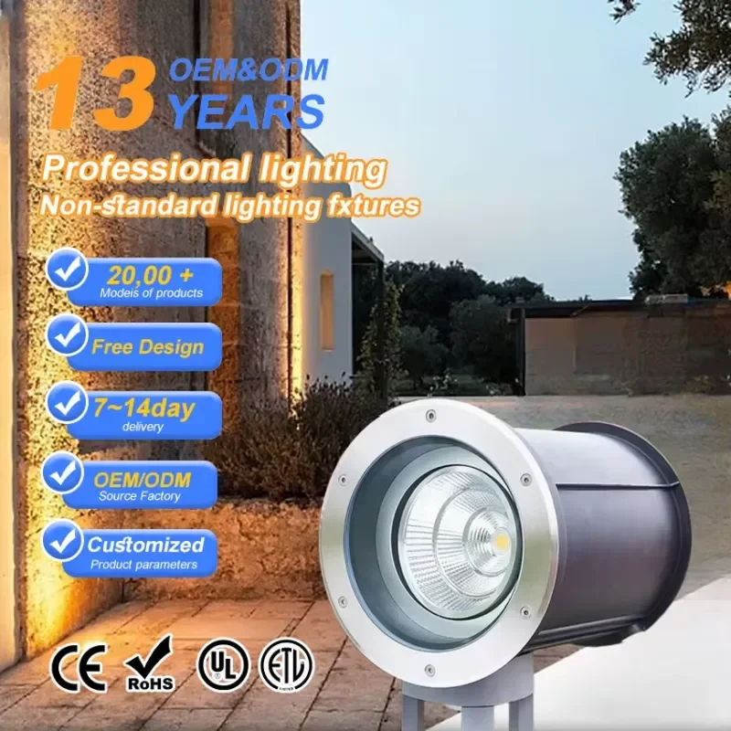 Most Popular LED Recessed Underground Lights IP65 Waterproof for 12V 24V Landscape Outdoor Pathway Garden Stainless Steel