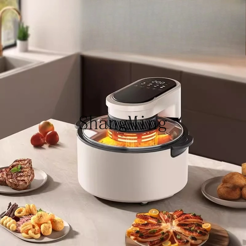 ZYY visual no need to turn over smart electric oven household large capacity multi-function machine 8L