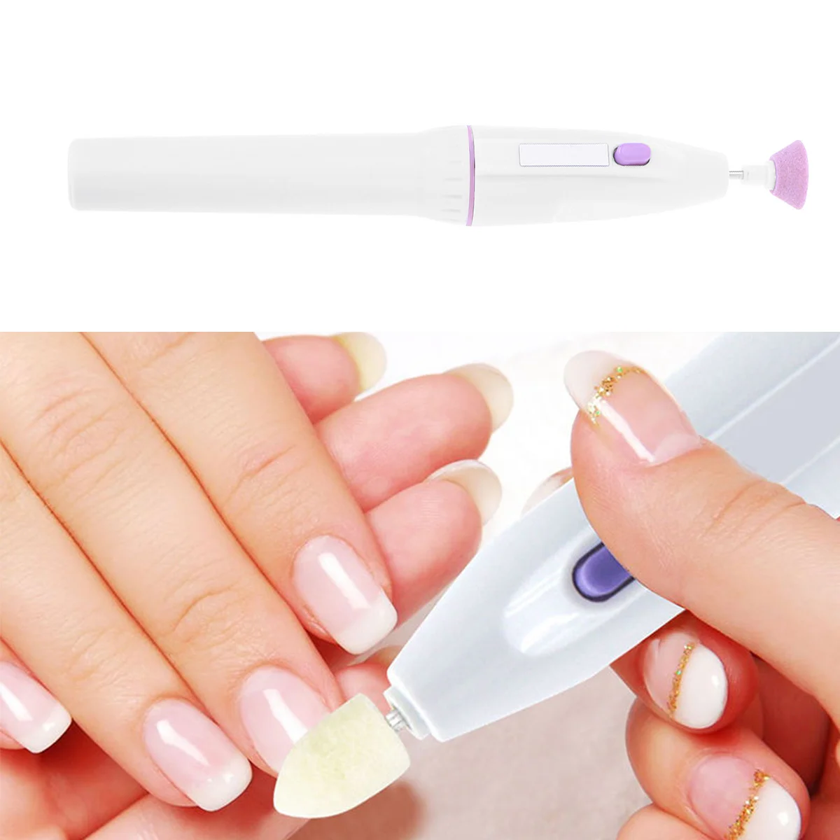 Professional Nail Drill Tool Portable Electric File for Manicuring Pedicuring Callus Removal Home Salon Use Nail Polisher