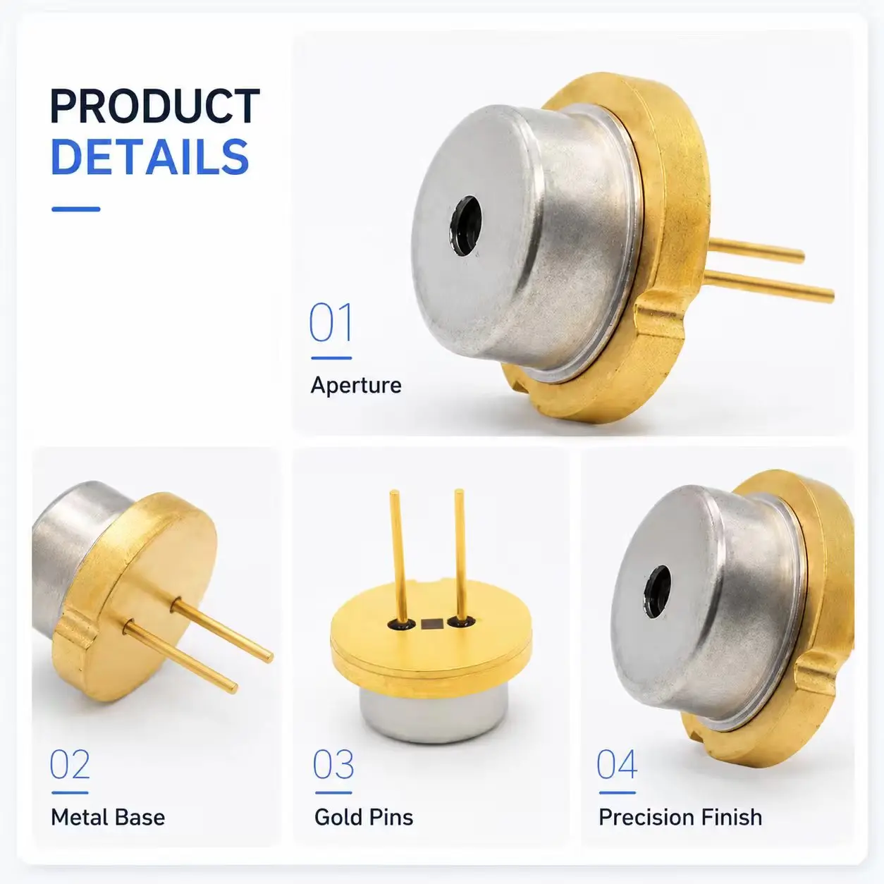 450nm Blue Laser Diode Module ZN-LDB-005-X DIY Sensor Light Emitting Tube Electronic Instrument Tool Accessory Laser Module Part