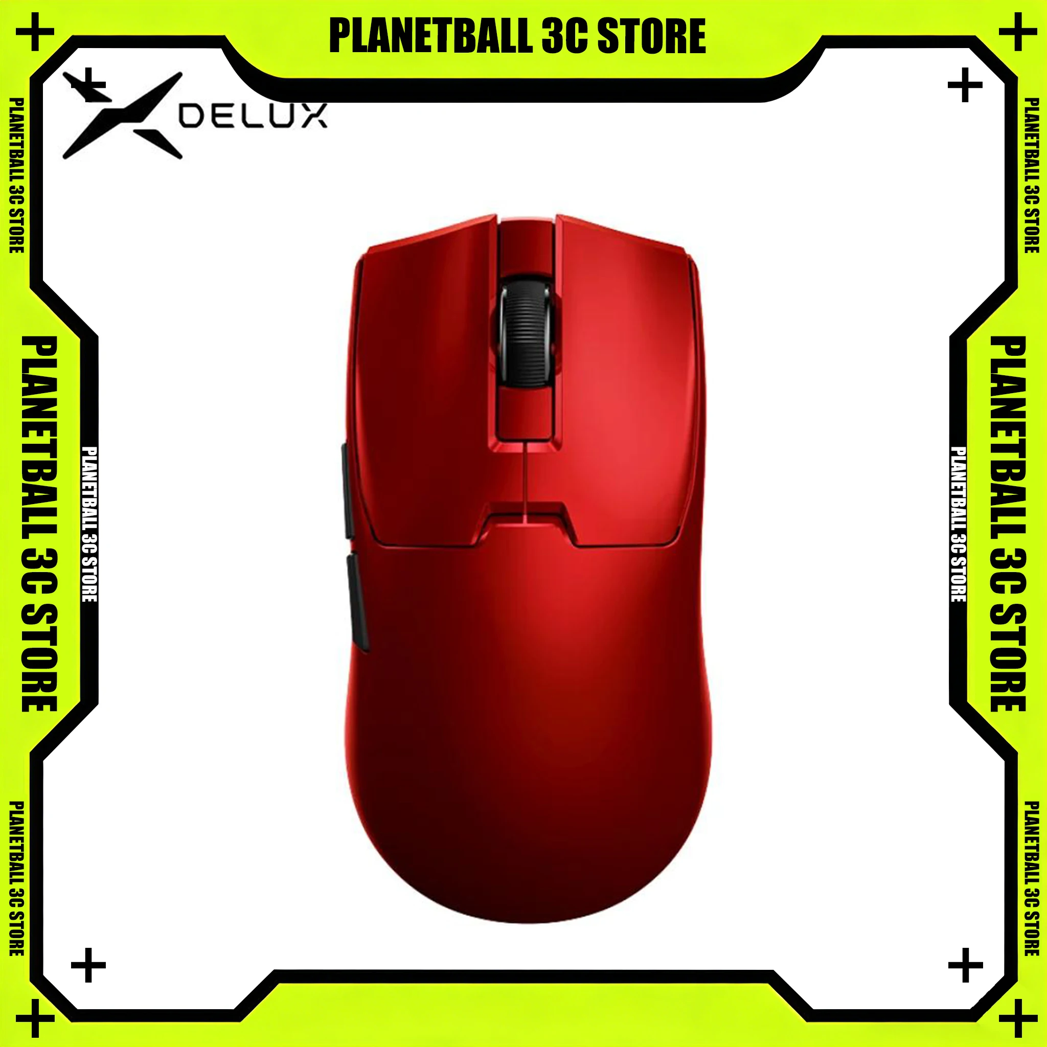 Delux M800 Mini Wireless Gaming Mouse | 46g Lightweight Design for Small & Medium Hands, 1000Hz Polling Rate, Smooth Grip
