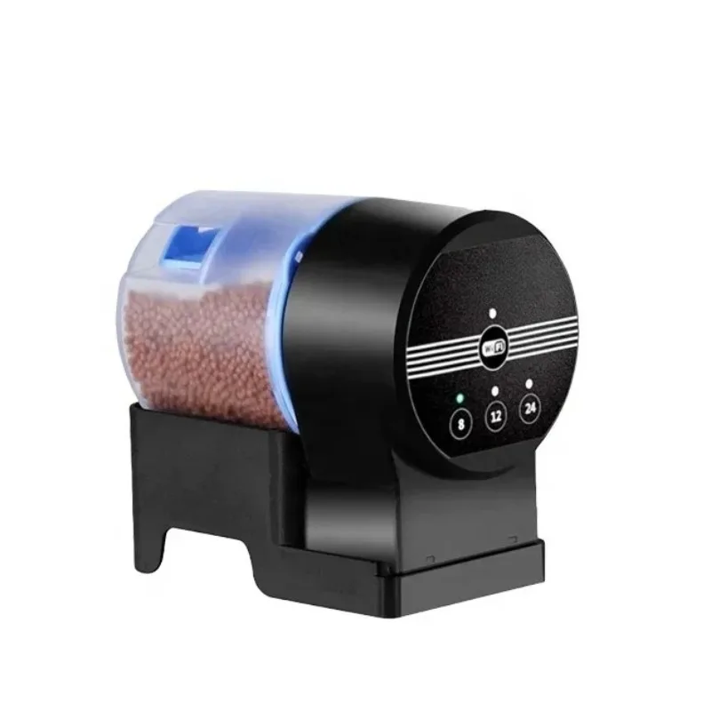 Smart Automatic Fish Feeder, Timing Food Dispenser with 8/12/24H Timer for Goldfish Aquarium Accessories