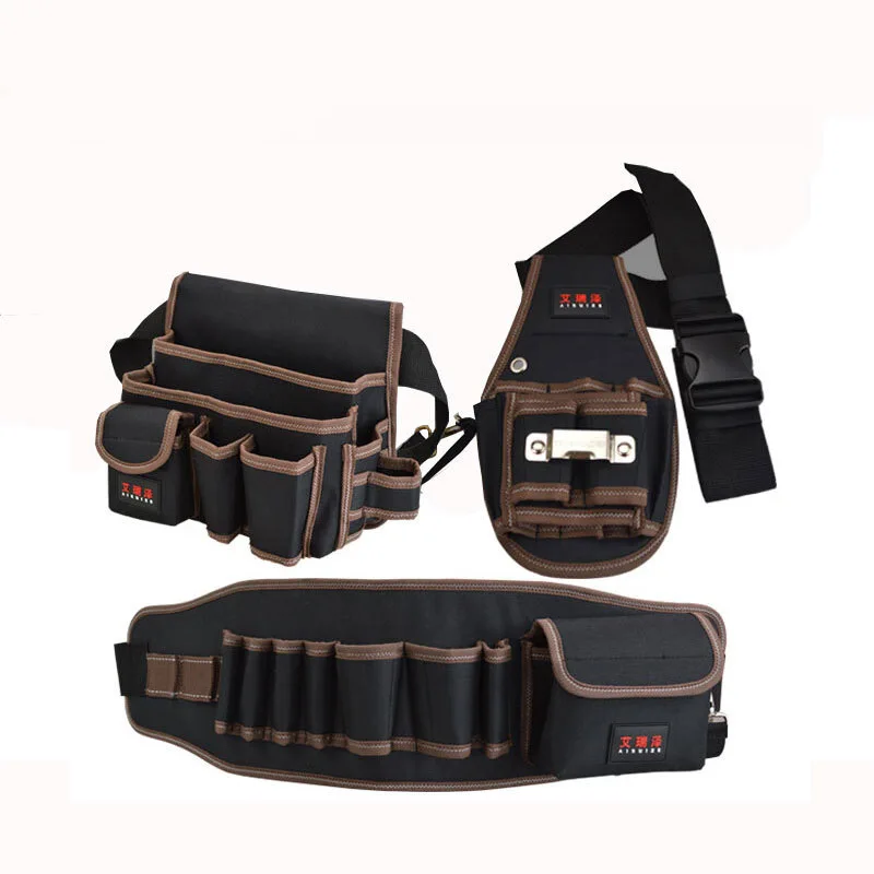 Tool kit Waist Bag Multifunctional Oxford Cloth Maintenance Special Hardware Tool Bag Thickened Electrician Waist Bag