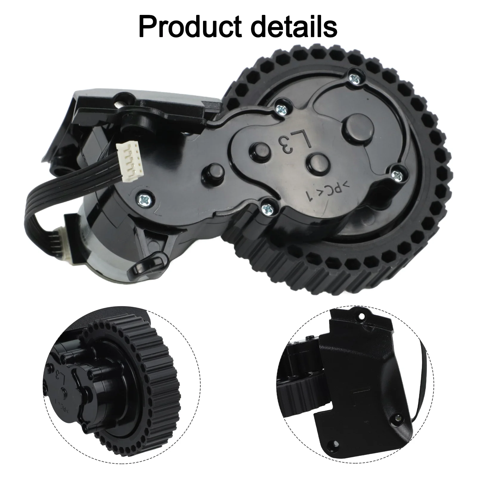 Left vacuum cleaner wheel for DM82 M82 robot vacuum replacement part to maintain robot navigation and cleaning operation