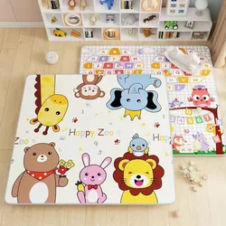 Large Size 1cm Environmentally Friendly Thick Baby Crawling Play Mats Folding Mat Carpet Play Mat for Children's Safety Rug Gift