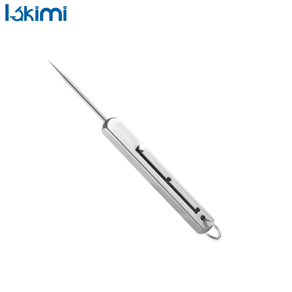 

High-Quality Portable Titanium Toothpick with Metal Holder – Pocket-Sized for Outdoor, Camping, Picnic Use LA-AA295