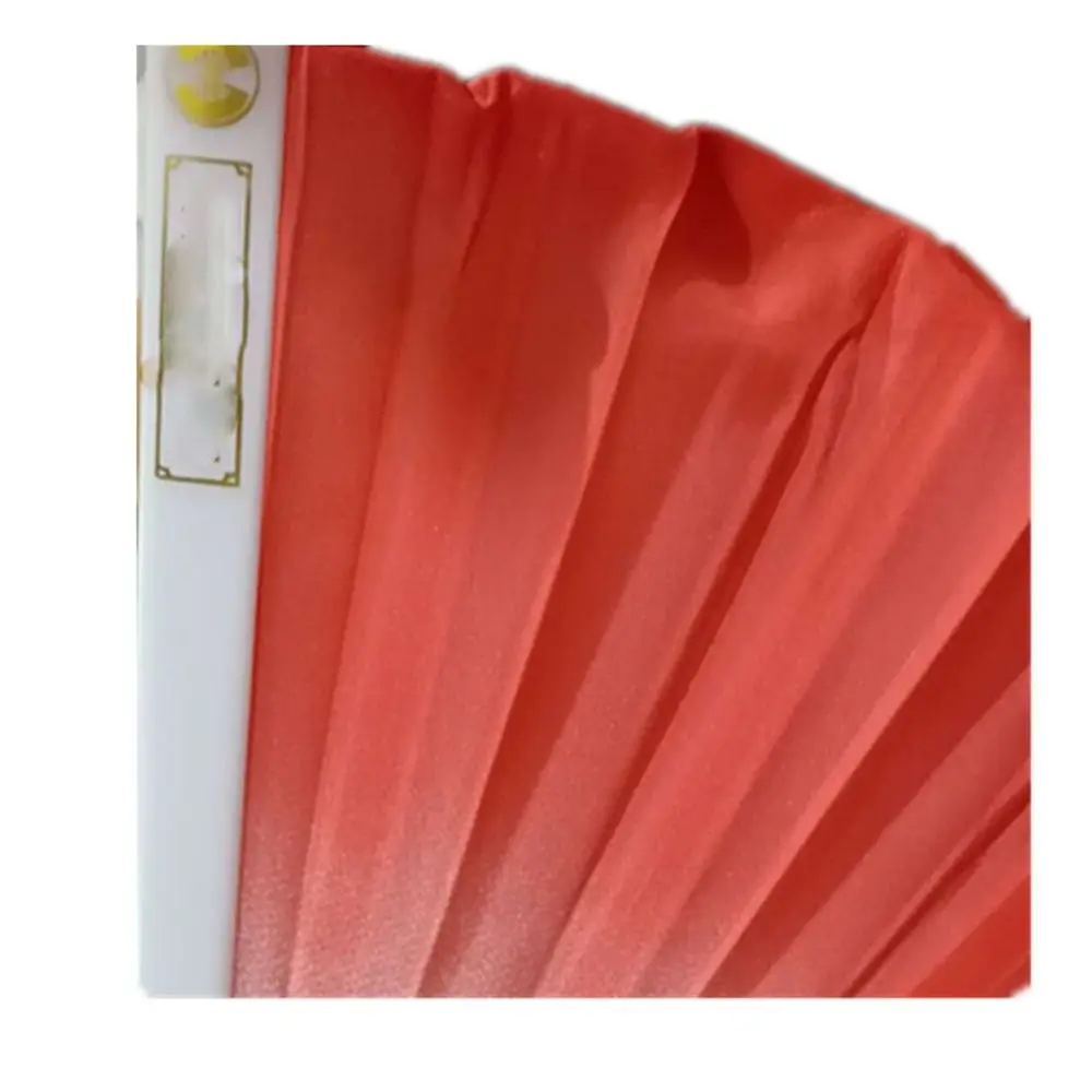 Belly Dancing Fan Silk Belly Dancing Fan Pink Red Rayon Silk Fans Yellow Blue Long Imitation for Song Fan Performance Fan