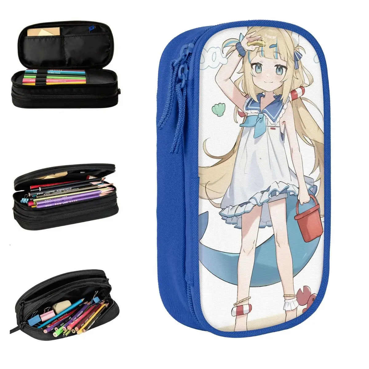 

Creative Sameko Saba Pencil Cases Pencilcases Pen Box for Student Large Storage Bags Students School Gift Stationery