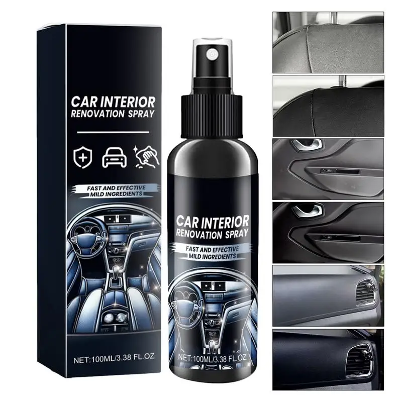 

100ml Car Cleaner Removing Food Stains Scientific Formula Auto Interior Cleaner & Protectant Cleansing Shield Car Cleaning Care