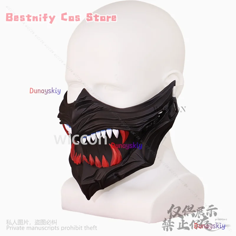 ملحقات قناع Cosplay3D لعبة الرسوم المتحركة NINJA GAIDEN 4 كوسبلاي للهالوين وعيد الميلاد زي أسود من حمض البوليلاكتيك Cus