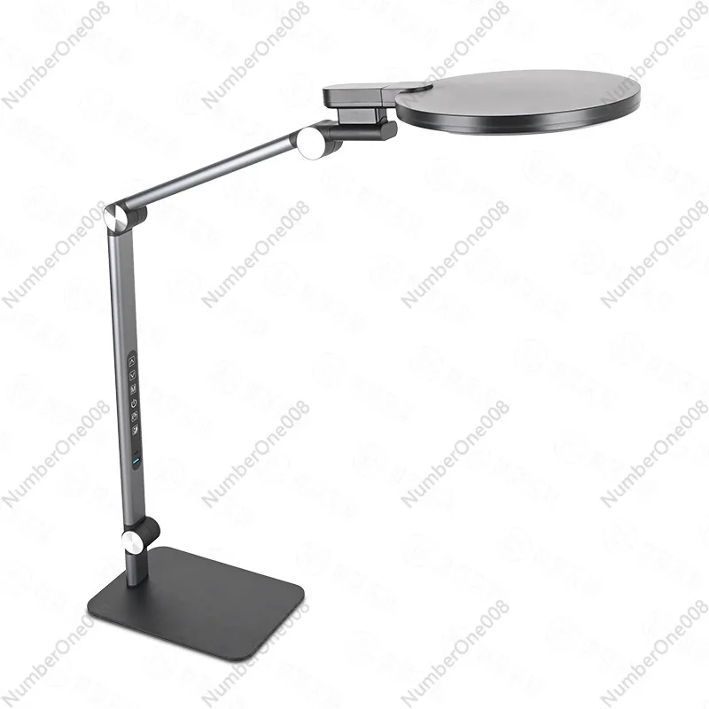 

Светодиодная настольная лампа полного спектра с гибкой гибкой шеей, защитой глаз, зарядкой через USB, регулируемой яркостью для офиса, компьютерной работы