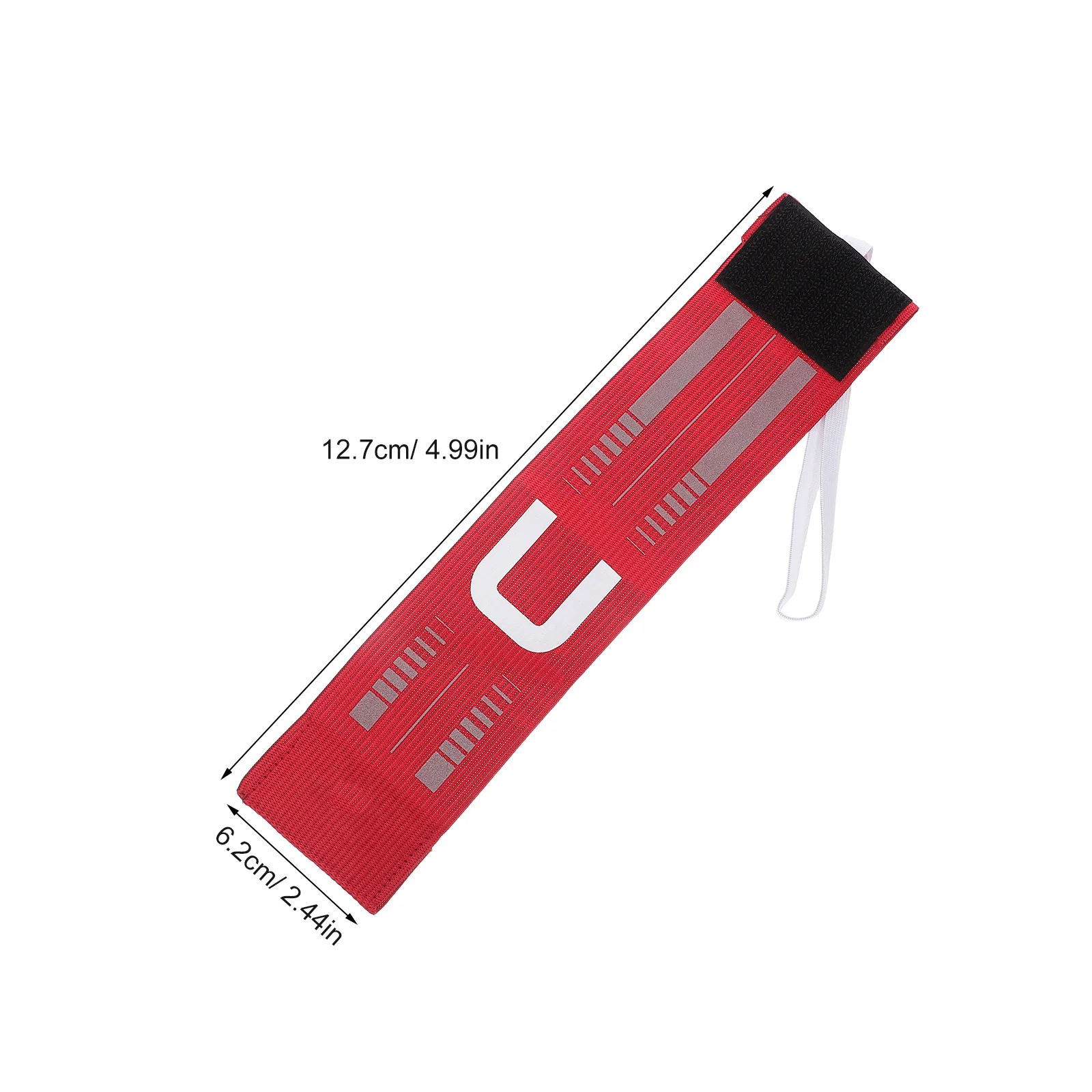 Braçadeira elástica ajustável para capitão de futebol, leve e respirável, faixa líder de equipe para jovens e adultos, braçadeira de capitão