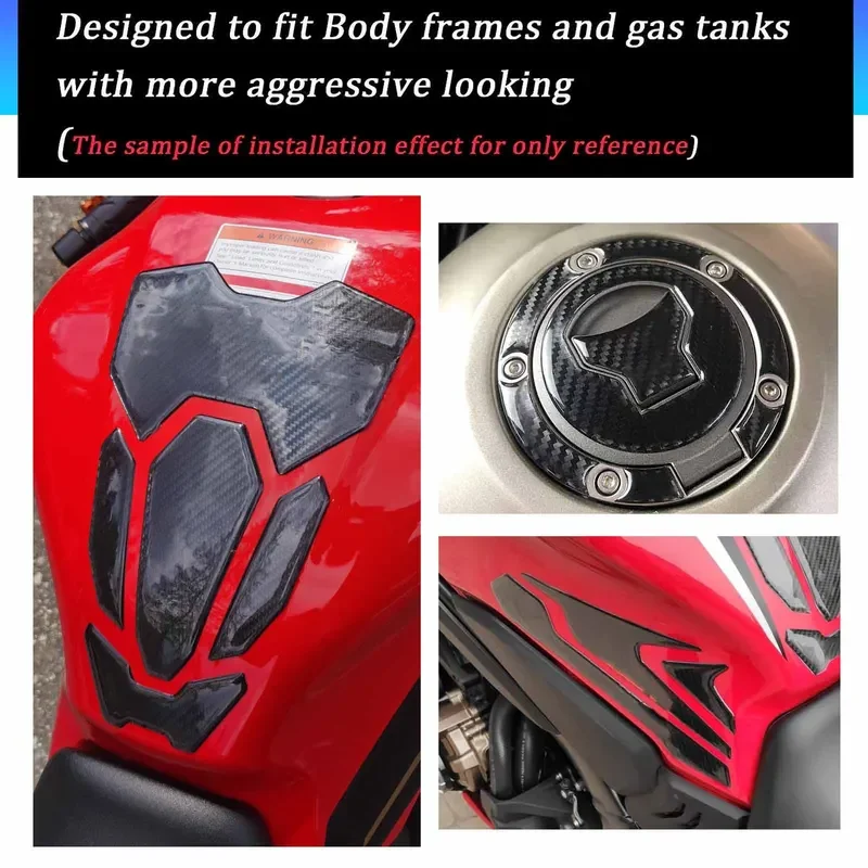 For Honda cbr650r cb650r 2019-2023 motorcycle anti slip fuel oil tank pad side knee grip decal protector water proof Sticke 3D