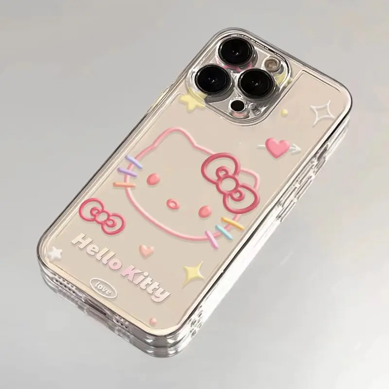 Cute colorful Hello Kitty Phone Case For OPPO A3 A60 A57 A38 A79 A58 A98 A5 F9 F11 A94 A92 A76 A74 A73 A54 A53 A31 Pro 5G Cover